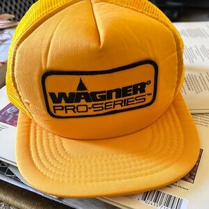 WAGNER Pro Series - Yellow Snapback mesh Truckers Hat- One Size
Wagner